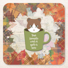 Posavasos De Papel Gato de caída rota