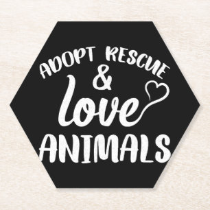 Posavasos De Papel Gato de perro