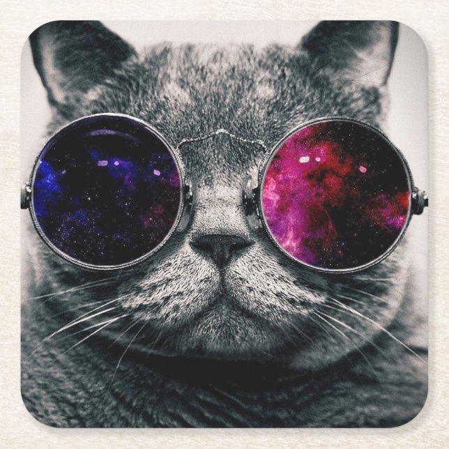 Posavasos de Papel - Gato Fresco (Anverso)