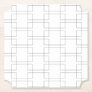Posavasos De Papel Geométrica del Torneo Deportivo de Eliminación de
