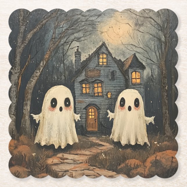 Posavasos De Papel Ghost Coaster (Anverso)