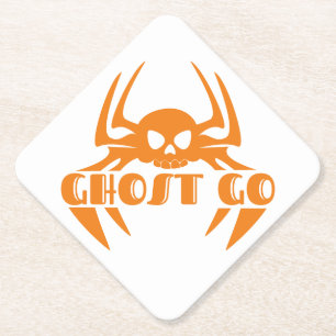 Posavasos De Papel Ghost Go Spooky Season