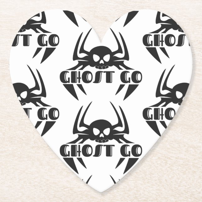 Posavasos De Papel Ghost Go Spooky Season (Anverso)