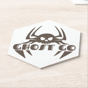 Posavasos De Papel Ghost Go Spooky Season