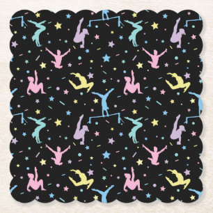 Posavasos De Papel Gimnasia artística femenina Gimnastas con estrella