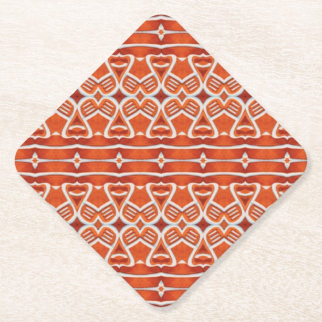 Posavasos De Papel GINGERBREAD Diamond Paper Coasters (Anverso)