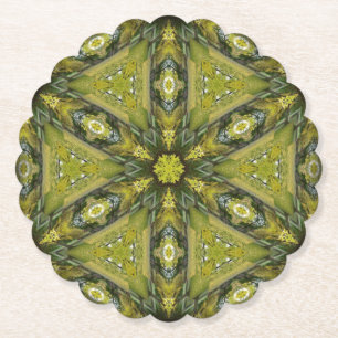 Posavasos De Papel Gingko Mandala