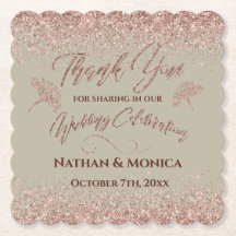 Gingko, Purpurina de oro Rosa, se va con bruma gri