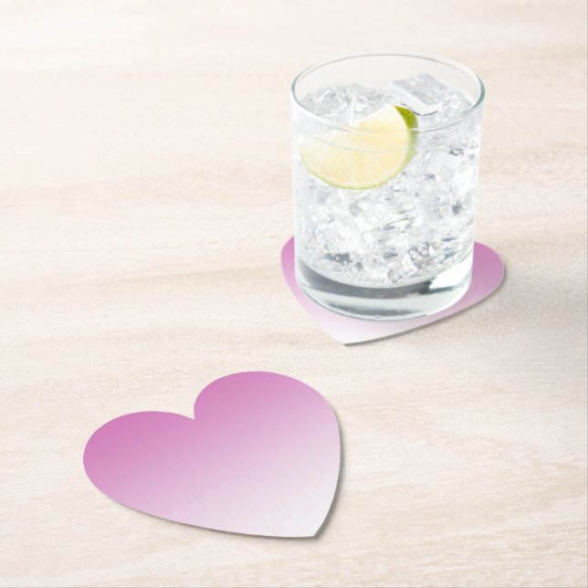 Posavasos De Papel Girly Pink Ombre (In situ)