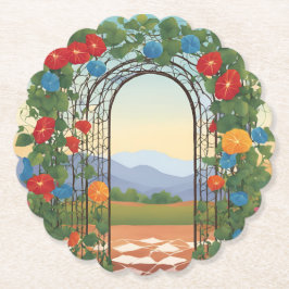 Posavasos De Papel Gloria matutina mexicana