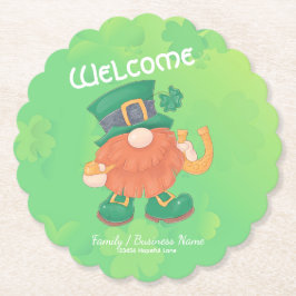 Posavasos De Papel Gnome del Día de San Patricio