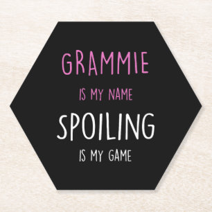 Posavasos De Papel Grammie Grandma Gift para Navidades