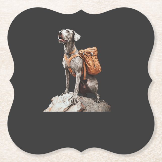 Posavasos De Papel Gran Pitbull Dane (Anverso)