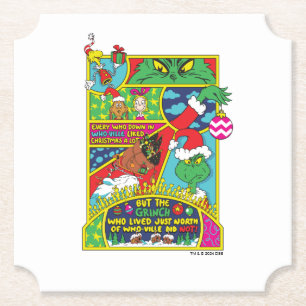Posavasos De Papel Grinch   Gráfico de historietas
