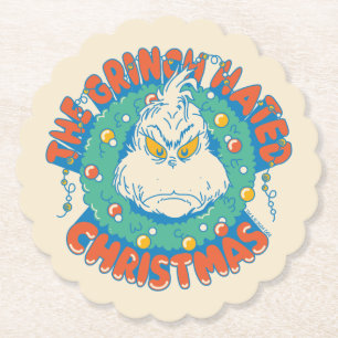 Posavasos De Papel Grinch Odió La Navidad