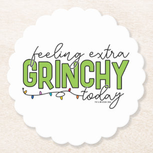Posavasos De Papel Grinch   Sintiéndome Extra Grinchy Hoy 4