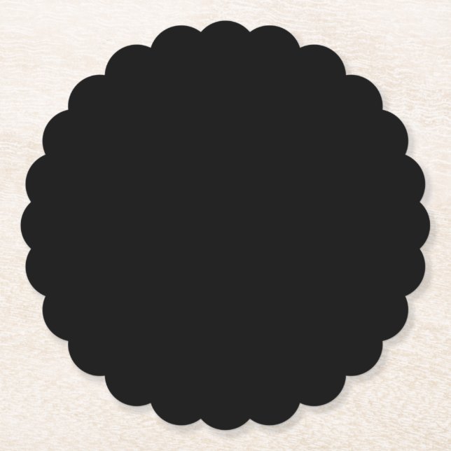 Posavasos De Papel Gris Carbón, Gris Oscuro, Gris de Davy, (Anverso)