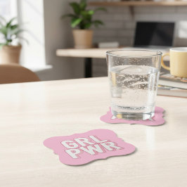 POSAVASOS DE PAPEL GRL PWR