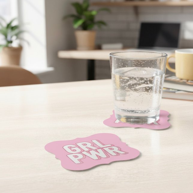 POSAVASOS DE PAPEL GRL PWR (Subido por el creador)