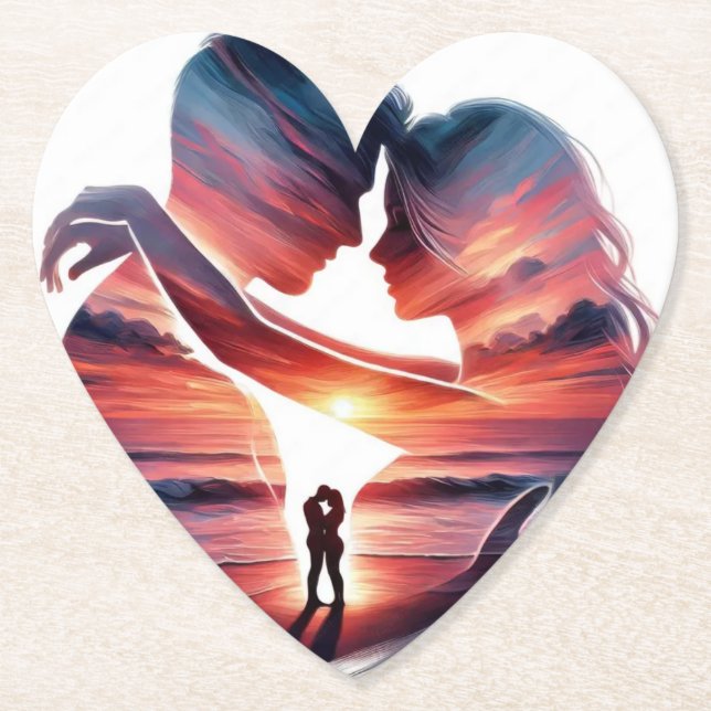 Posavasos De Papel Guardar las fechas (Anverso)