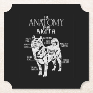 Posavasos De Papel Guay Akita Anatomy Clos obsequia a los amantes del