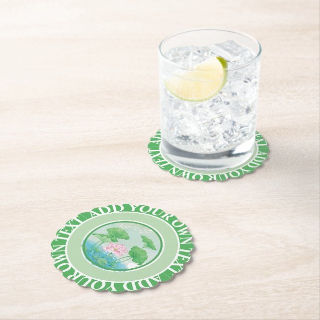 Posavasos De Papel Guay Design Paper Coaster (In situ)
