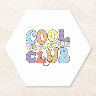Posavasos De Papel Guay Vet Club Veterinario Técnico Profesional Anim