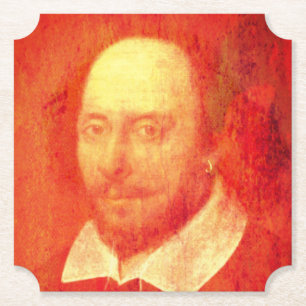 Posavasos De Papel Guillermo Shakespeare Papel Bebida