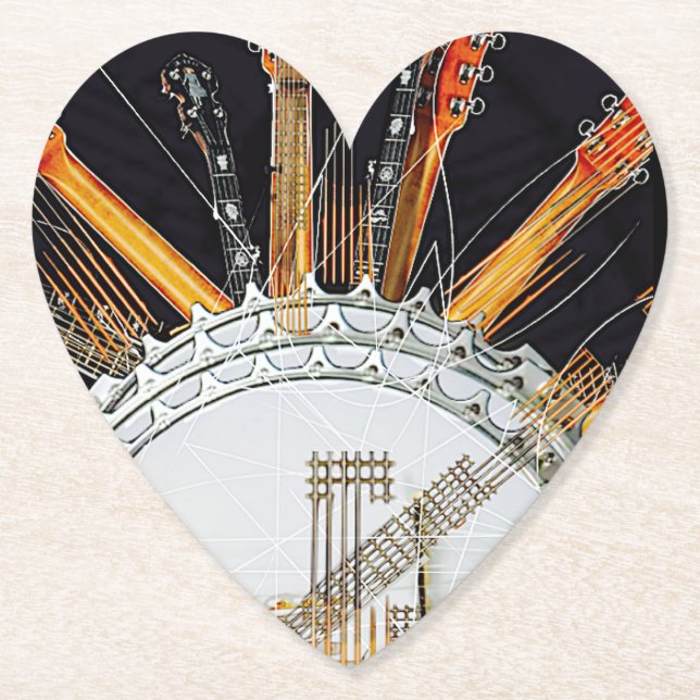 POSAVASOS DE PAPEL GUITARRA CADENA EL SOL (Anverso)