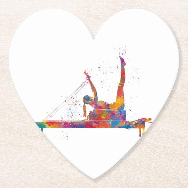 Posavasos De Papel gymnastics exercise (Anverso)
