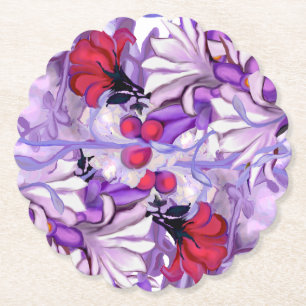 Posavasos De Papel Hada de sol morado