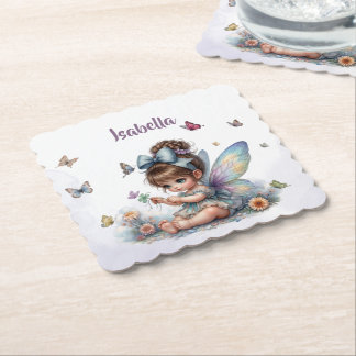 Posavasos De Papel Hada pequeña adorable