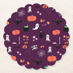 Posavasos De Papel Halloween