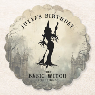 Posavasos De Papel Halloween Básico de Mujeres Modernas