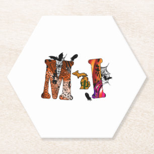 Posavasos De Papel Halloween Michigan