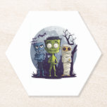 Posavasos De Papel Halloween Monster Yoga Class<br><div class="desc">Halloween Monster Yoga Class</div>