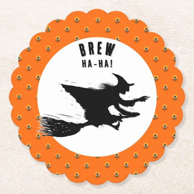 Posavasos De Papel Halloween Party (Anverso)