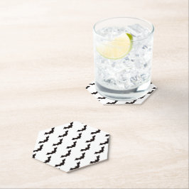 Posavasos De Papel Halloween, Patrón De Murciélagos, Truco O Tratamie