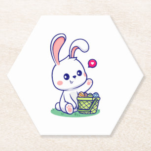 Posavasos De Papel Happy Easter Bunny Collection 3