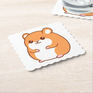 Posavasos De Papel Happy Hamster Coasters