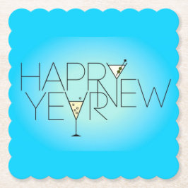 Posavasos De Papel Happy New Year