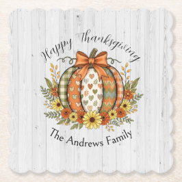 Posavasos De Papel Harvest Grace Thanksgiving 
