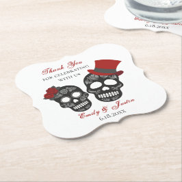 Posavasos De Papel Hasta que la muerte nos haga parte | Favor de la b