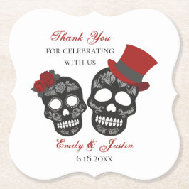 Posavasos De Papel Hasta que la muerte nos haga parte | Favor de la b