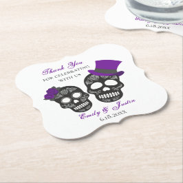 Posavasos De Papel Hasta que la muerte nos haga parte | Favor de la b
