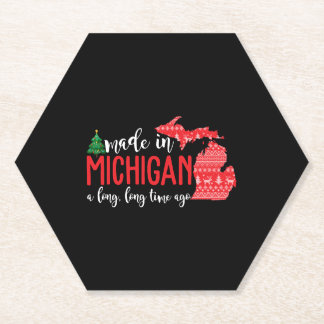 Posavasos De Papel Hechos En Michigan Hace Mucho Tiempo Navidades