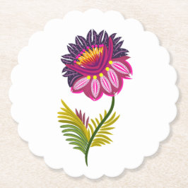 Posavasos De Papel Hermosa flor