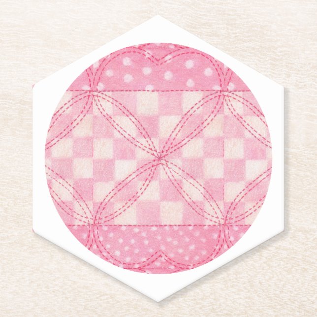 Posavasos De Papel Hexagot de papel Hexagon (Anverso)
