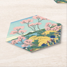 Posavasos De Papel Hokusai Fuji de Gotenyama en el Tōkaidō