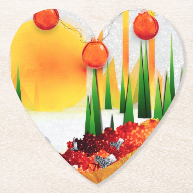 POSAVASOS DE PAPEL HOLIDAY SUNSHINE WITHIN THE PINES :) (Anverso)